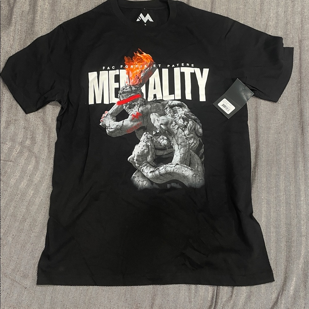 Black Mentality Graphic Tee by [Brand]